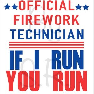 Official Firework Technician T Shirt